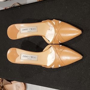 Jimmy Choo Nude colored Mules